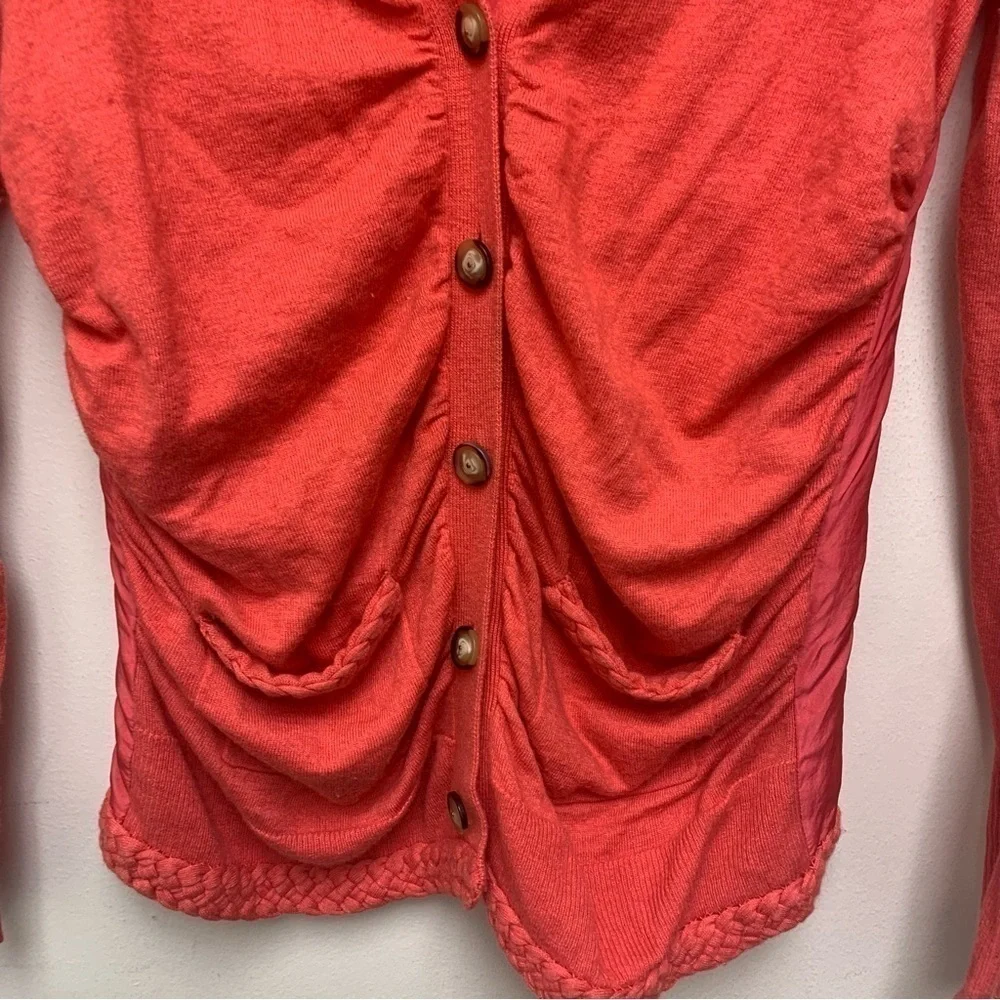 Leifsdottir Anthropologie Angora Wool Blend Cardigan